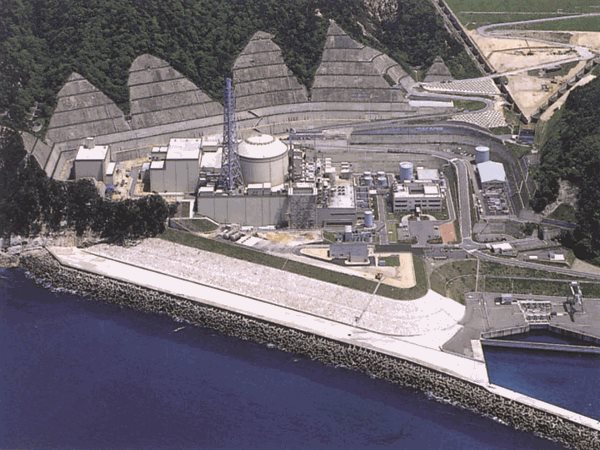 Birds eye view photo of Monju in Japan a sodium-cooled fast reactor